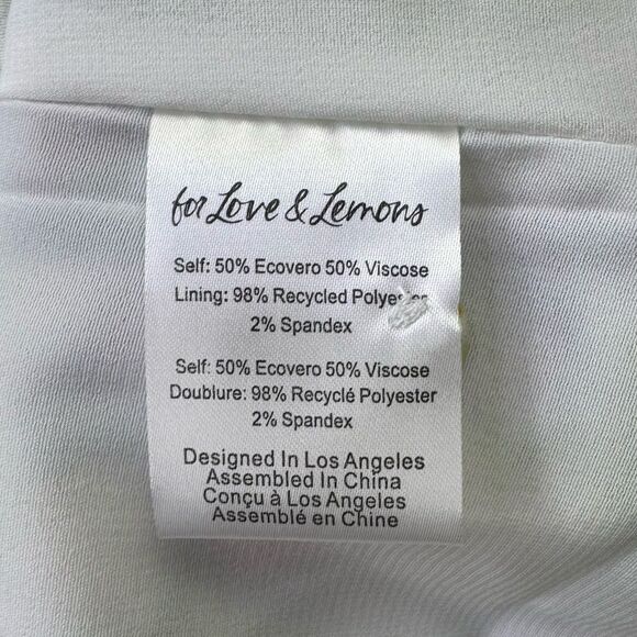 NEW For Love and Lemons Lucy Mini Dress Floral Size XS - Picture 9 of 10